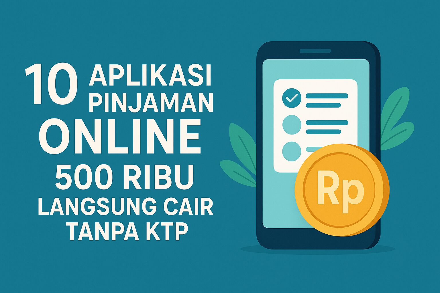10 Aplikasi Pinjaman Online 500 Ribu Langsung Cair Tanpa KTP