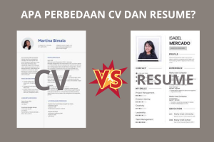 APA PERBEDAAN CV DAN RESUME